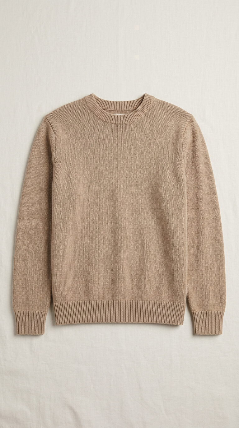 Chai cotton pullover with relaxed fit